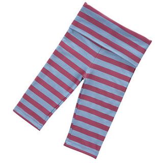 striped yoga leggings by piccalilly