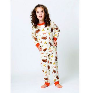 cream gruffalo pjs by ziggy pickles kids