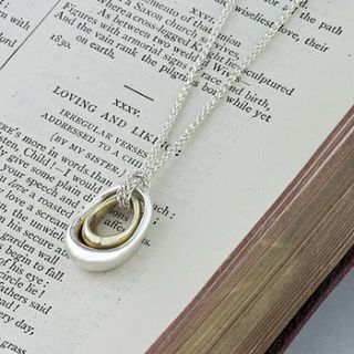 spoons mother and gold baby necklace by scarlett jewellery