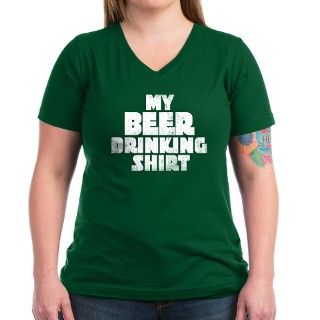 My Beer Drinking Shirt Shirt by CafeVarietees