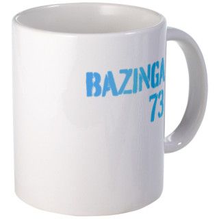 Stylish Bazinga Shirt Blue Mug by TheBigBangTheoryShowStore