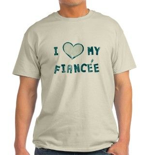 I Heart / Love My Fiancée T Shirt by modsense