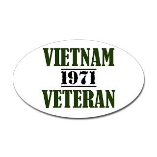 VIETNAM VETERAN 71 Decal by VietnamServiceGear