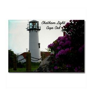 Chatham lighthouse Rectangle Magnet by debsmemories