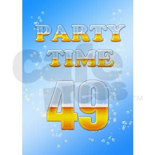 49th birthday party beer Greeting Cards (Pk of 10) by SuperCards