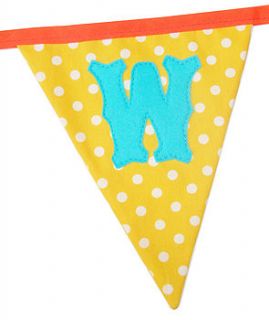 make your own bunting letters large size by handmade by lucylu