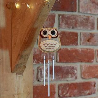 oscar owl wind chime by lisa angel homeware and gifts