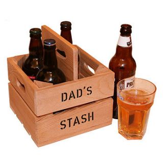 personalised beer holder by plantabox