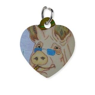 Carmine The Mafia Pig Pet Tag by ADMIN_CP112760771