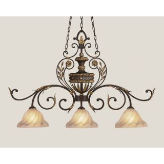 Fine Art Lamps Castile 3 Light Island Pendant
