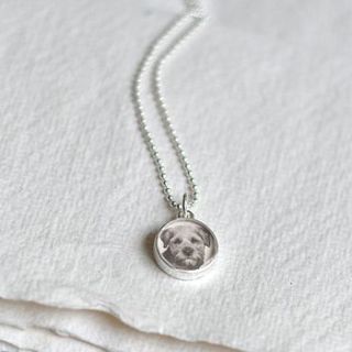 personalised photo pendant by between you & i