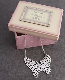 'to our bridesmaid' gift box by posh totty designs interiors