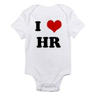 I Love HR Infant Bodysuit by customlove