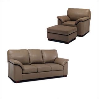 Distinction Leather Regis Leather Sleeper Sofa and Chair Set