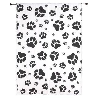 Dog Paw Print 84 Curtains by bikkimix