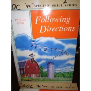 Following Directions (Specific skills Series, Picture Level) Richard A. Boning 9780848417109 Books