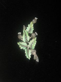 vintage scottish thistle brooch by maison ami