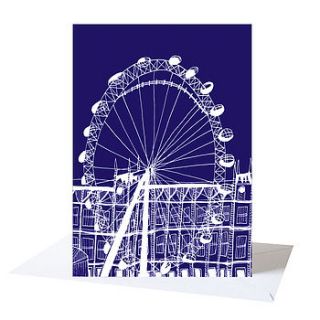 london icon wheel card by cecily vessey