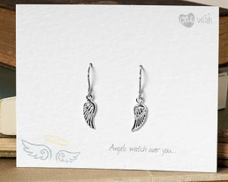 'angels watch over you' earrings by kalk bay