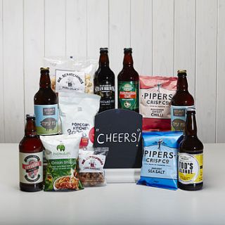 the yorkshire beer and snack hamper by keelham farm shop