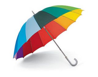 color wheel stick umbrella by mocha