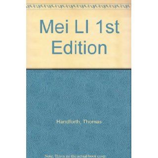 Mei LI 1st Edition Thomas Handforth Books