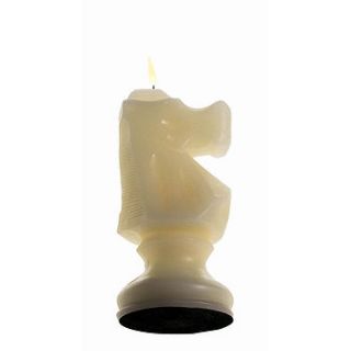 chess knight candle by out there interiors