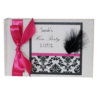 personalised hen party photo album by dreams to reality design ltd