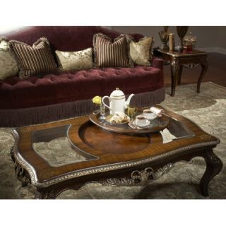 Michael Amini Imperial Court Coffee Table with Tray Top
