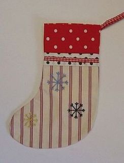 small hanging stocking by cambric and cream ltd