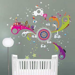 fun of the fair giant wall stickers by funky little darlings
