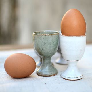 hand moulded classic egg cup by nom living