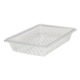 Rubbermaid Commercial FG330300CLR Colander/Drain for Food/Tote Box