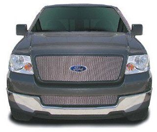 Grill Craft Sport Grilles FOR1307S Bumper Grille Insert   Ford F150 (except Lightning) 2004   Silver Automotive