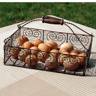 heart metal basket by plant theatre