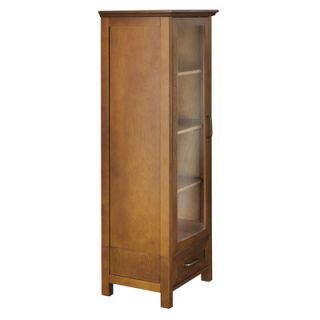 Elegant Home Fashions Avery Linen Cabinet with 1 Door and 1 Bottom