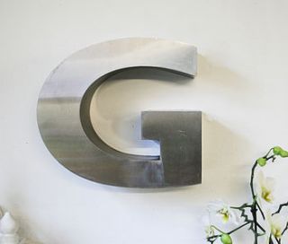 vintage metal letter g by bonnie and bell