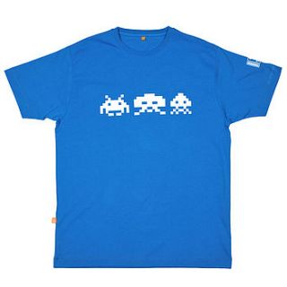 men's retro arcade invaders t shirt by occasional human