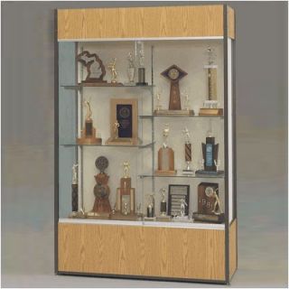 Fleetwood Trophy and Art Display Case with Half Width Shelves
