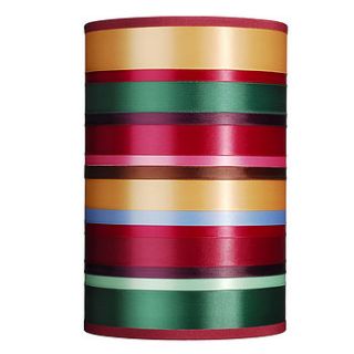 ribbon striped shade small cylinder by isabel stanley design