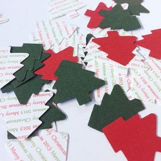 merry christmas tree confetti by love those prints