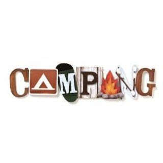 6 Pack STACKED TITLE STIX CAMPING Papercraft, Scrapbooking (Source Book)