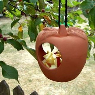 english apple garden bird feeder by freshly forked