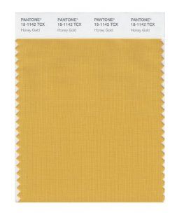 PANTONE SMART 15 1142X Color Swatch Card, Honey Gold   Wall Decor Stickers  