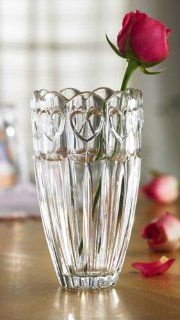 Fifth Avenue Crystal Sweatheart Vase   Decorative Vases