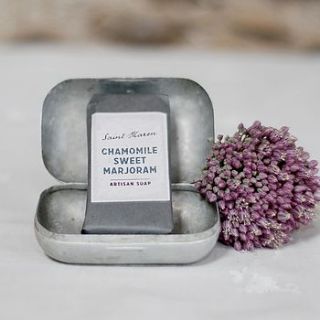 chamomile and sweet marjoram artisan soap by saint maren