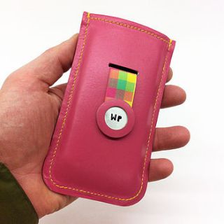 handmade leather iphone case by john todd