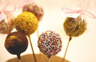 eight chocolate truffle lollipops by l'orchidée boutique patisserie