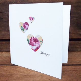 doris thank you card by white knot