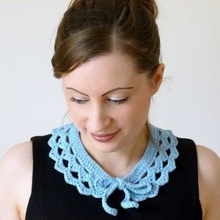 crochet collar by miss knit nat